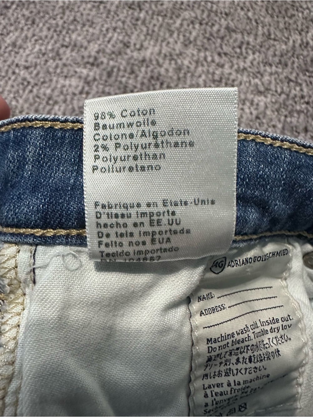 AG The Middi Ankle Mid-Rise Legging Ankle Jeans - Blue - Picture 11 of 13